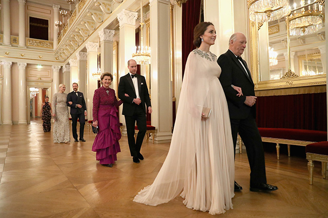 Принц Уильм и Кейт Миддлтон в Норвегии