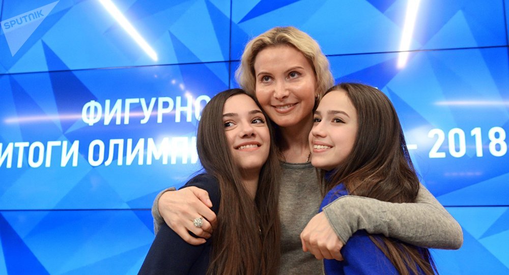 Евгения Медведева, Этери Тутберидзе и Алина Загитова